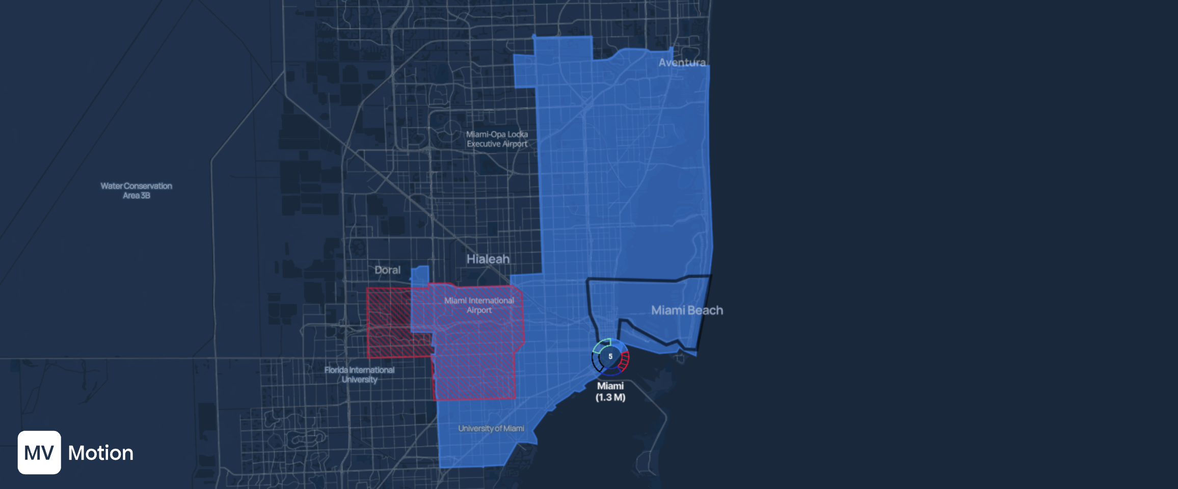 Tesla's geofence in Miami